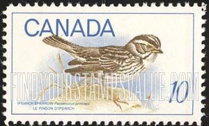 FindYourStampsValue: Ipswich Sparrow