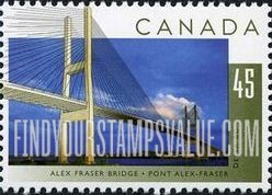 FindYourStampsValue: Bridges: Alex Fraser Bridge, British Columbia