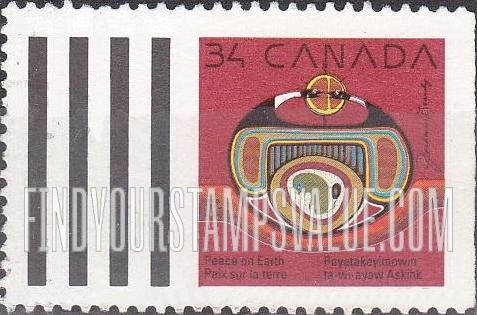 FindYourStampsValue: Booklet Stamp: Rebirth by Jackson Beardy