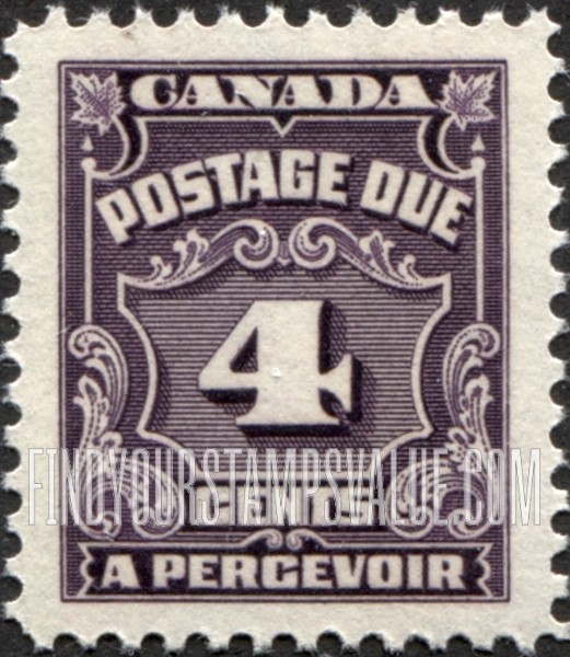 FindYourStampsValue: POSTAGE DUE - Percevoir