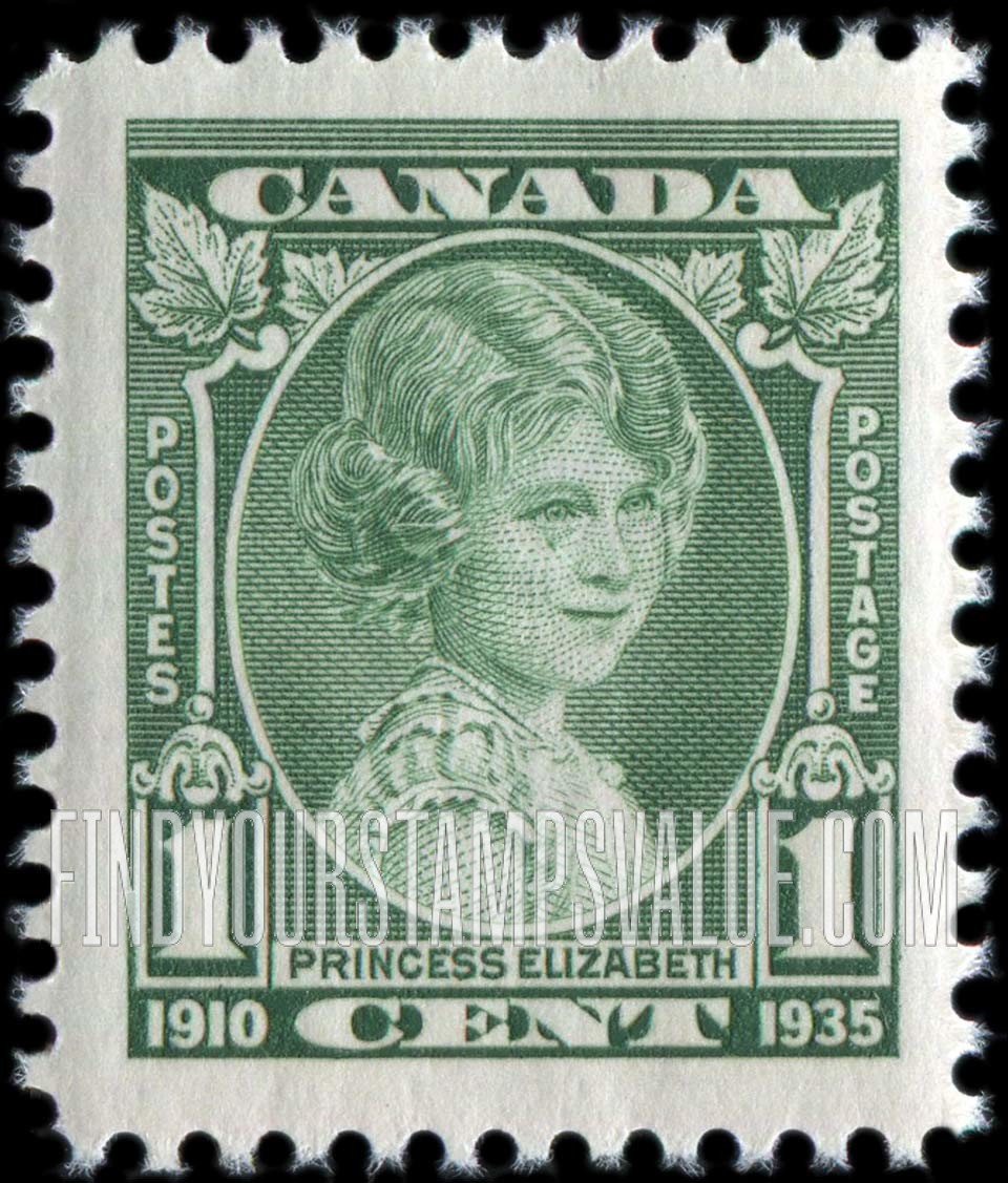FindYourStampsValue: Princess Elizabeth