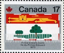 FindYourStampsValue: Flag of Prince Edward Island