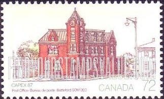 FindYourStampsValue: CAPEX'87: Battleford P.O.