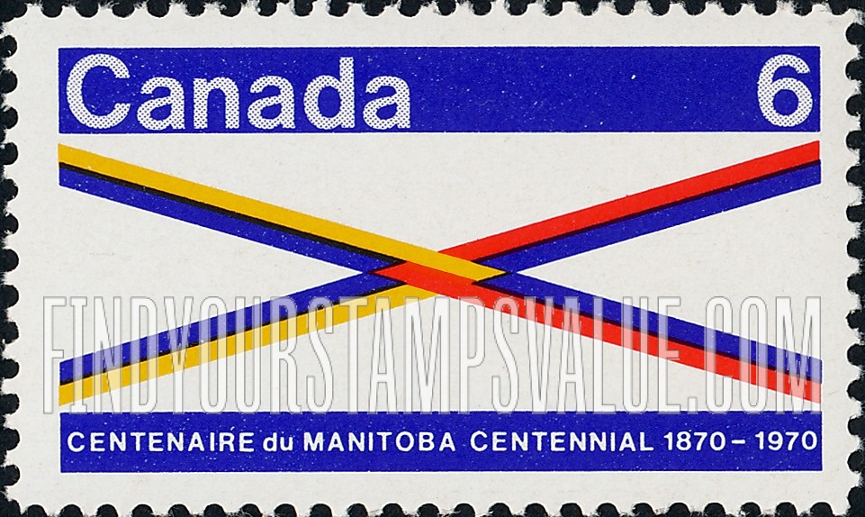 FindYourStampsValue: Manitoba, Crossroads of Canada