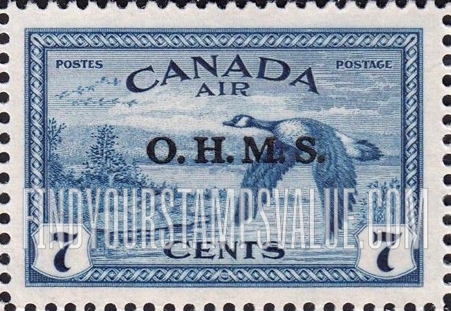FindYourStampsValue: Canada Geese in Flight