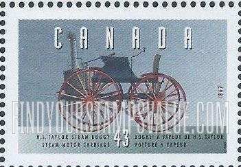 FindYourStampsValue: 1867 H.S. Taylor Steam Buggy