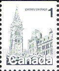 FindYourStampsValue: Parliament Type of 1977: Parliament, Ottawa
