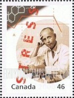 FindYourStampsValue: Medical Innovators: Dr. Hans Selye (1907-82), endocrinologist and molecular diagram