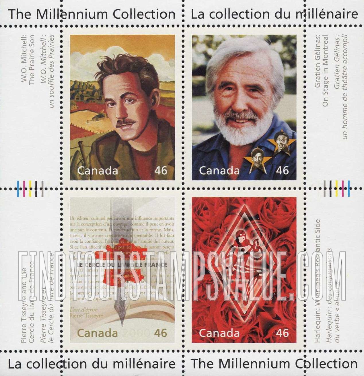 FindYourStampsValue: Millenium: Literary Legends