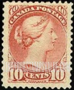FindYourStampsValue: Montreal and Ottawa Printings: Queen Victoria
