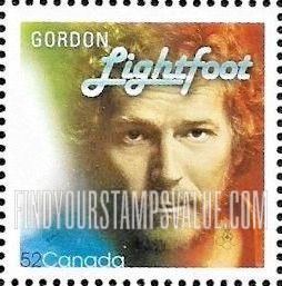 FindYourStampsValue: Popular Singers: Gordon Lightfoot