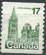 FindYourStampsValue: Parliament Type of 1977: Parliament, Ottawa