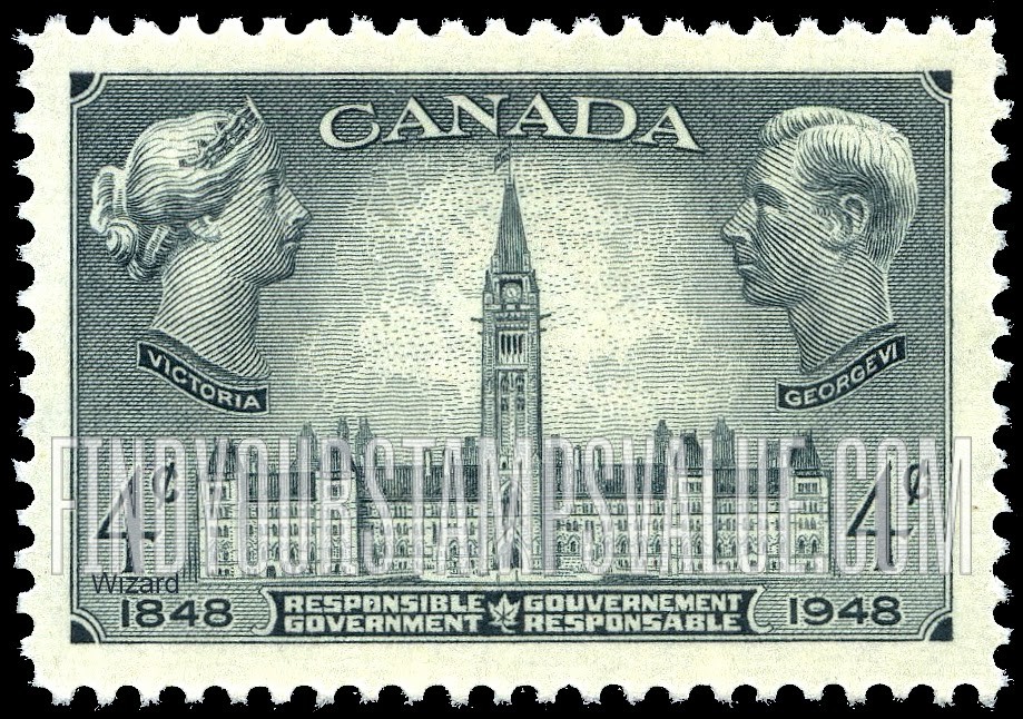 FindYourStampsValue: Parliament Buildings Ottawa