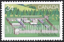FindYourStampsValue: Fort Walsh, Saskatchewan