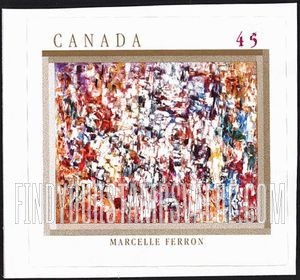 FindYourStampsValue: "Syndicat des gens de mer,” Marcelle Ferron