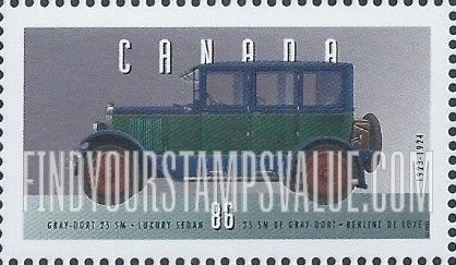 FindYourStampsValue: 1923-24 Gray-Dort 25-SM Luxury Sedan