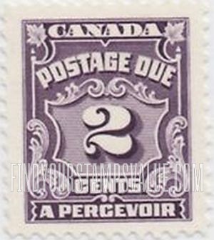 FindYourStampsValue: POSTAGE DUE - Percevoir