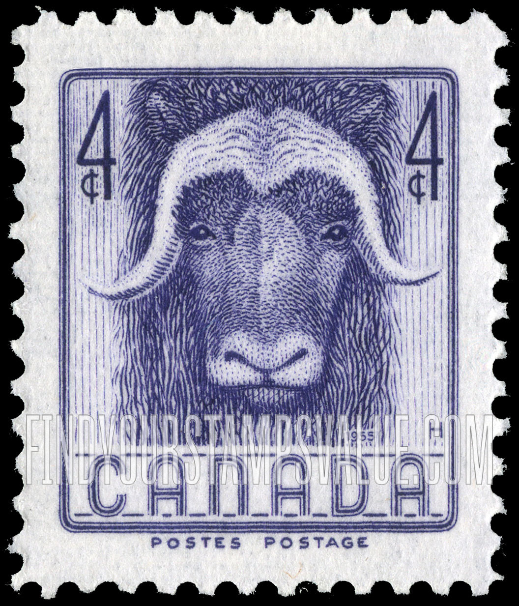 FindYourStampsValue: Musk Ox