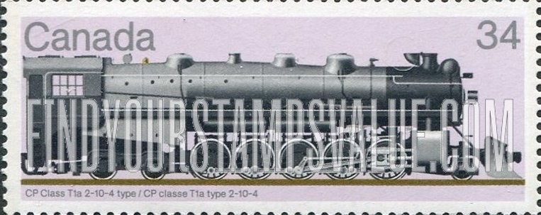 FindYourStampsValue: Locomotives Type of 1984: CP T1a