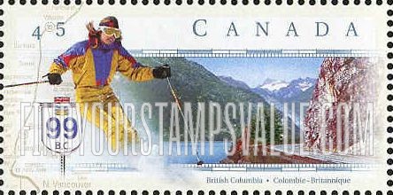FindYourStampsValue: Scenic Canadian Highways: Sea to Sky Highway, British Columbia