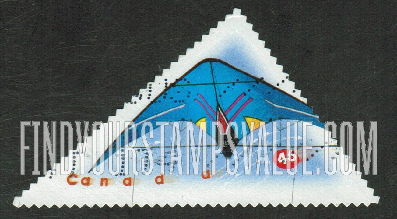 FindYourStampsValue: Kites: Master Control, sport kite by Lam Hoac (triagular)