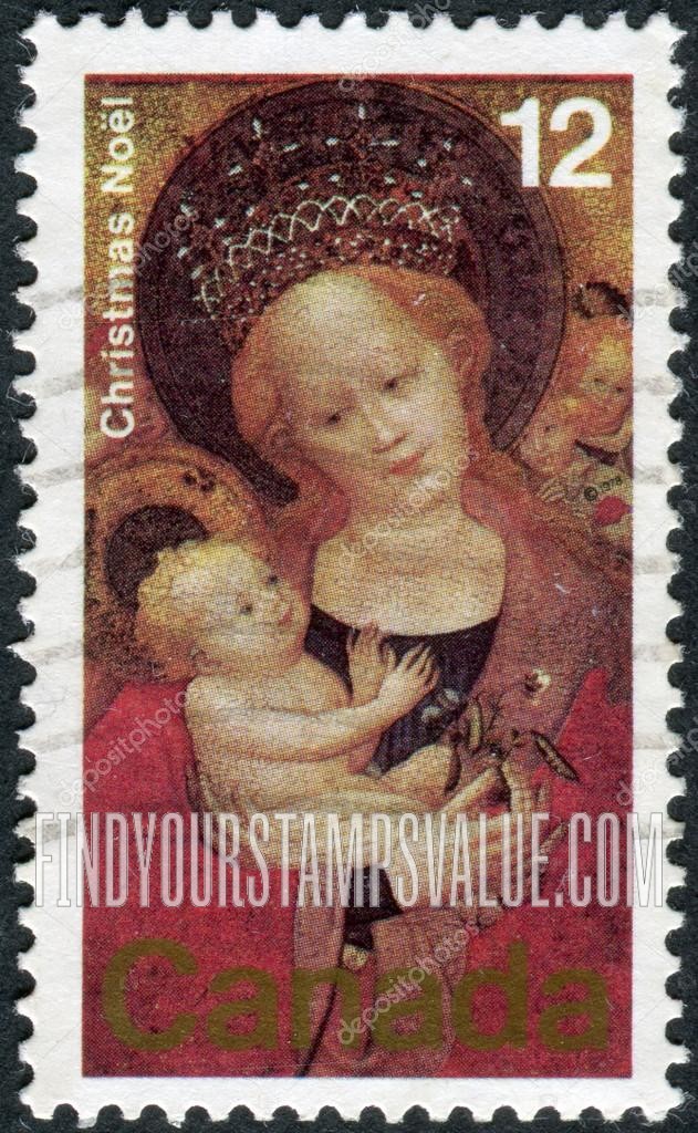 FindYourStampsValue: Madonna of the Flowering Pea,Cologne School
