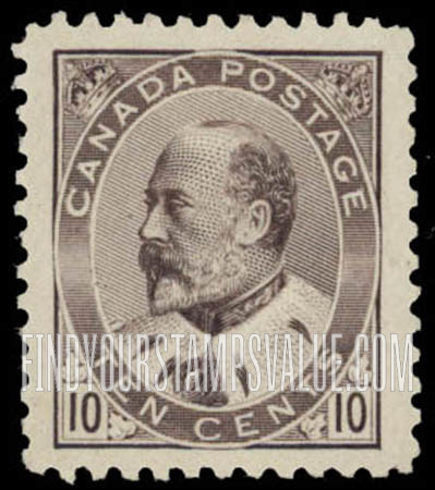 FindYourStampsValue: Imperial Penny Postage Issue: King Edward VII