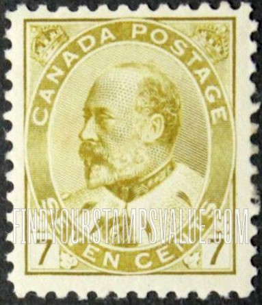FindYourStampsValue: Imperial Penny Postage Issue: King Edward VII