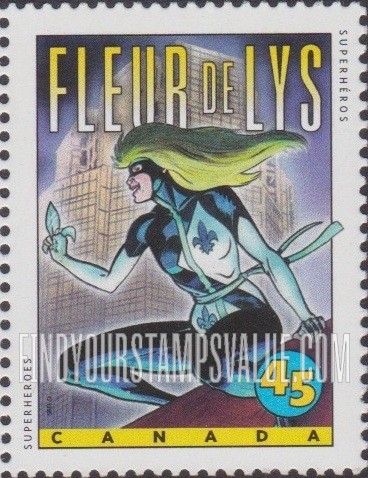 FindYourStampsValue: Comic Book Characters: Fleur de Lys