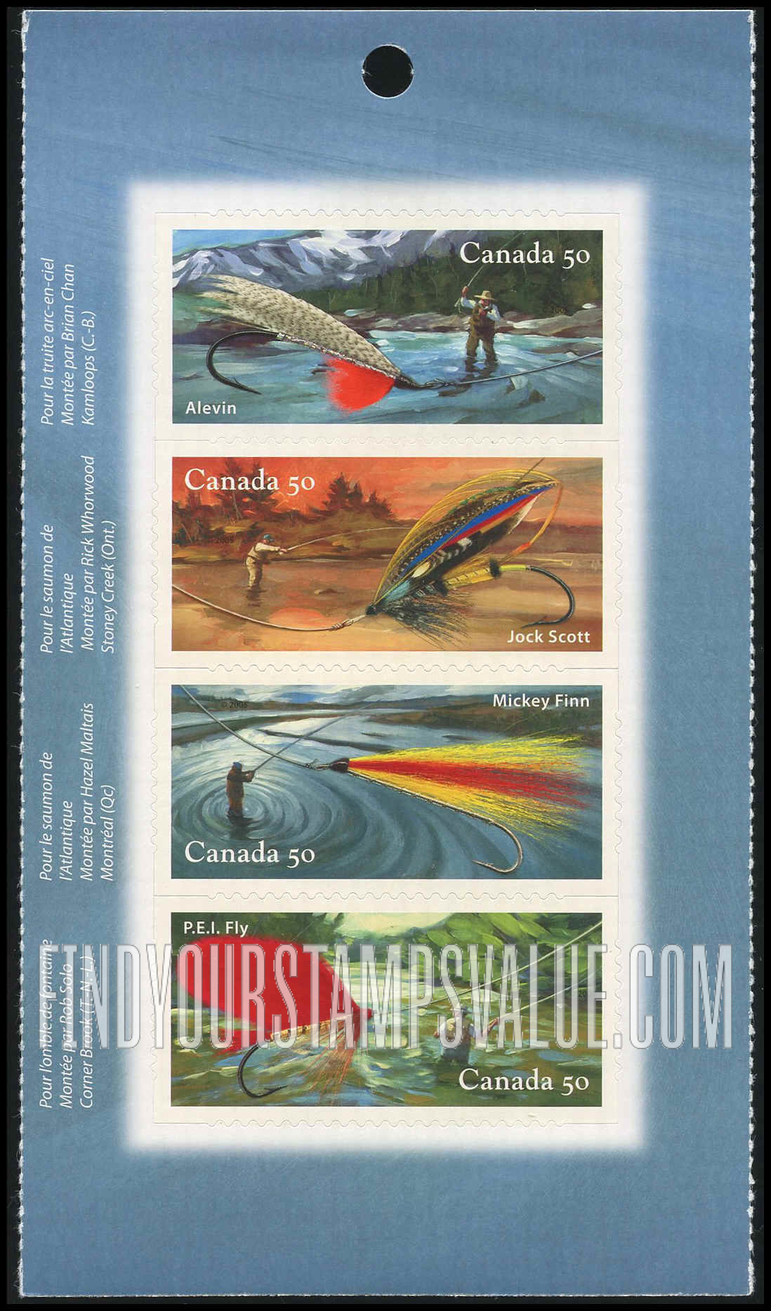 FindYourStampsValue: Fishing Flies
