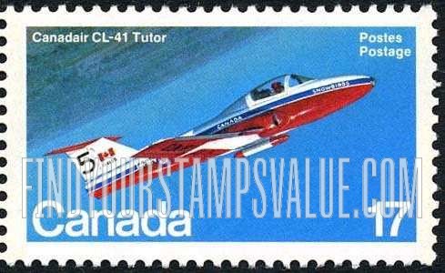 FindYourStampsValue: Canadair CL-41 Tutor