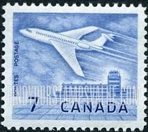 FindYourStampsValue: Jet at Ottawa Airport