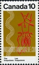FindYourStampsValue: Indians of Canada:Iroquoian thunderbird