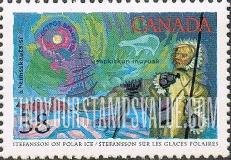FindYourStampsValue: Stefansson on Polar Ice