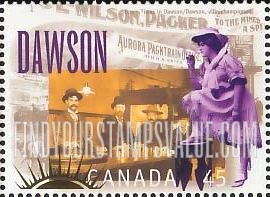 FindYourStampsValue: Dawson, boom town, city of entertainment