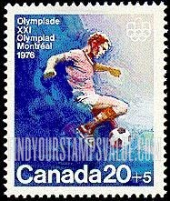 FindYourStampsValue: SEMI-POSTAL STAMPS: Olympic Type of 1973 - Soccer