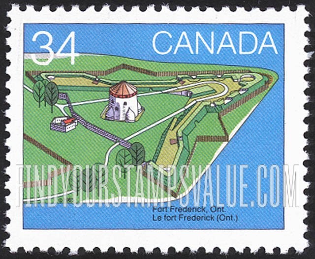 FindYourStampsValue: Fort Frederick, Ontario