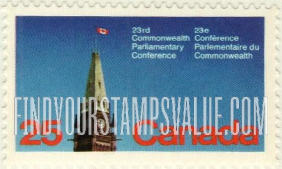 FindYourStampsValue: Peace Tower, Parliament, Ottawa