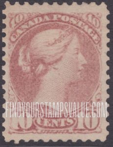 FindYourStampsValue: Montreal and Ottawa Printings: Queen Victoria