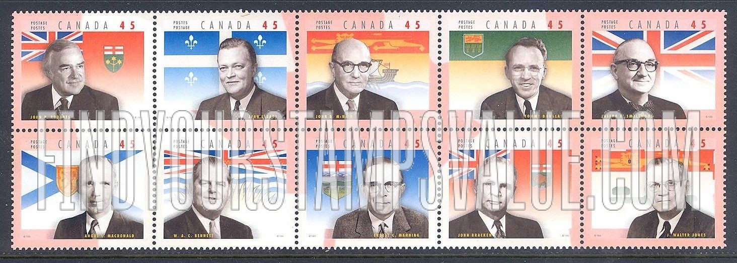 FindYourStampsValue: Provincial Leaders