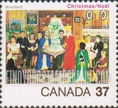 FindYourStampsValue: Christmas: The Three Kings, by Simone Mary Bouchard.