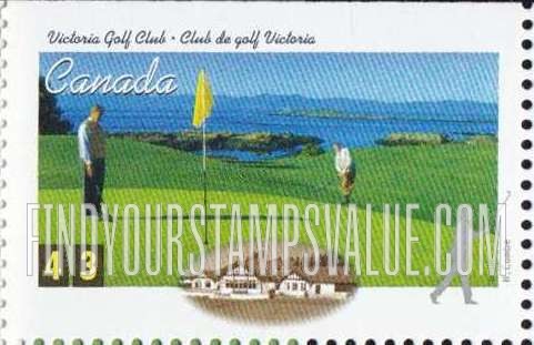 FindYourStampsValue: Golf in Canada: Victoria Golf Club