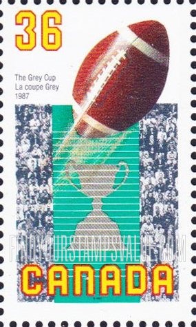 FindYourStampsValue: 75th Grey Cup, Vancouver, Nov.29