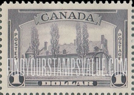 FindYourStampsValue: Chateau de Ramezay, Montreal