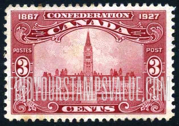 FindYourStampsValue: Parliament Building at Ottawa
