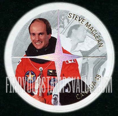 FindYourStampsValue: Canadian Astronauts: Steve MacLean