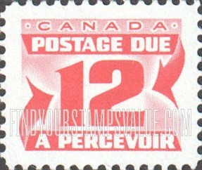 FindYourStampsValue: POSTAGE DUE - Percevoir