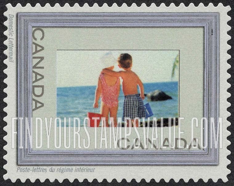 FindYourStampsValue: Children on beach