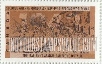 FindYourStampsValue: World War II Type of 1989: Italian campaign