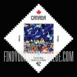 FindYourStampsValue: Canada Day: Alberta